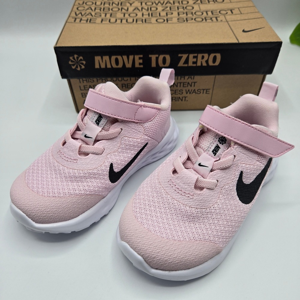 NWT Nike Revolution 6 NN Toddler Pink Foam Running Shoes DD1094-608 8C